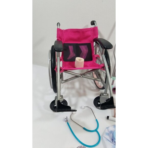 Our Generation Clothes Wheelchair Cast X-ray Heals on Wheels Winning wardrobe - Picture 4 of 15